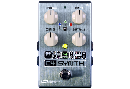 Source Audio C4 Synth synthesizer guitar bass pedal open box display demo