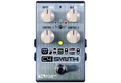 Source Audio C4 Synth synthesizer guitar bass pedal open box display demo