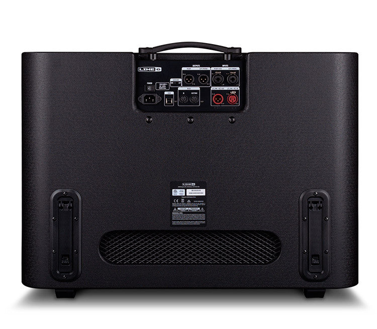 Line 6 Powercab 212 Plus Active Stereo Guitar Speaker System with cover open box