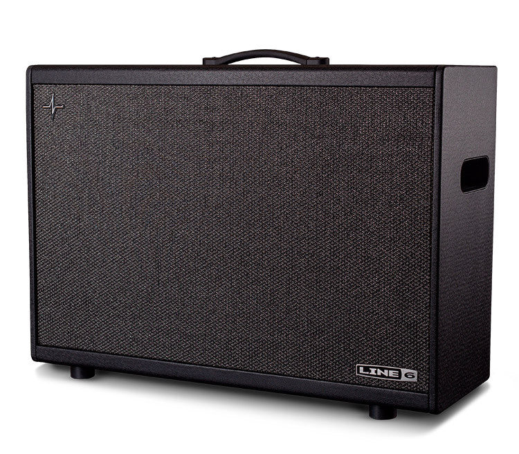 Line 6 Powercab 212 Plus Active Stereo Guitar Speaker System with cover open box