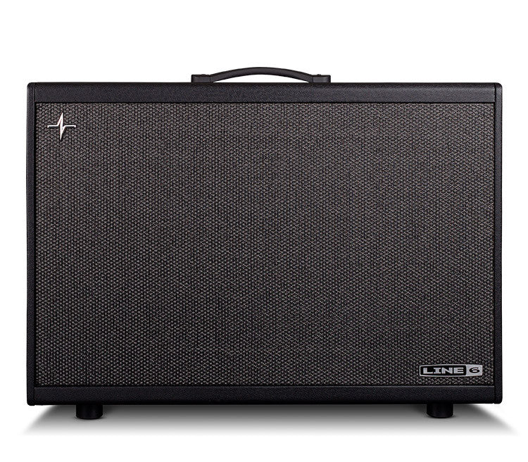 Line 6 Powercab 212 Plus Active Stereo Guitar Speaker System with cover open box