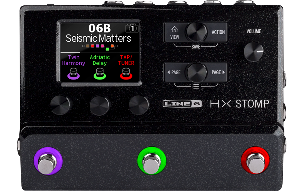Line 6 HX Stomp multi guitar effects unit open box