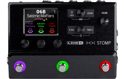 Line 6 HX Stomp multi guitar effects unit open box