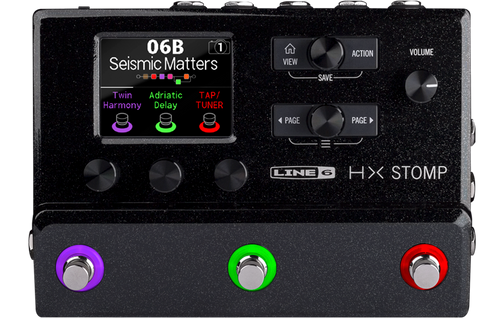 Line 6 HX Stomp multi guitar effects unit open box