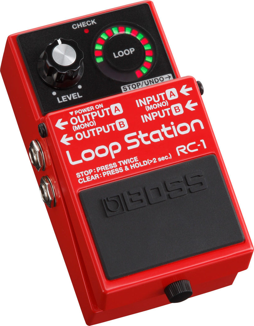 Boss RC‑1 Loop Station Stompbox Looper Guitar Effects