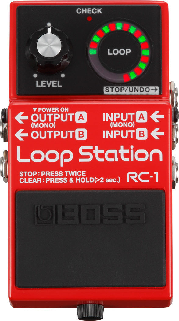 Boss RC‑1 Loop Station Stompbox Looper Guitar Effects