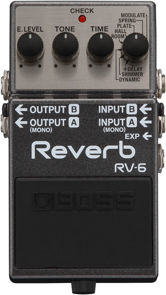 Boss RV-6 Reverb effects pedal