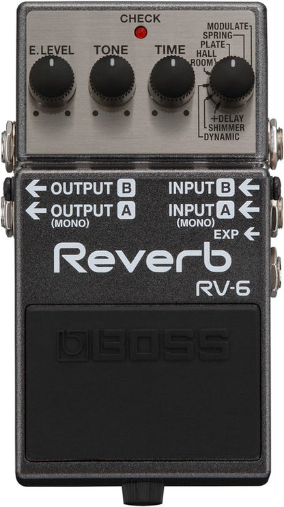 Boss RV-6 Reverb effects pedal