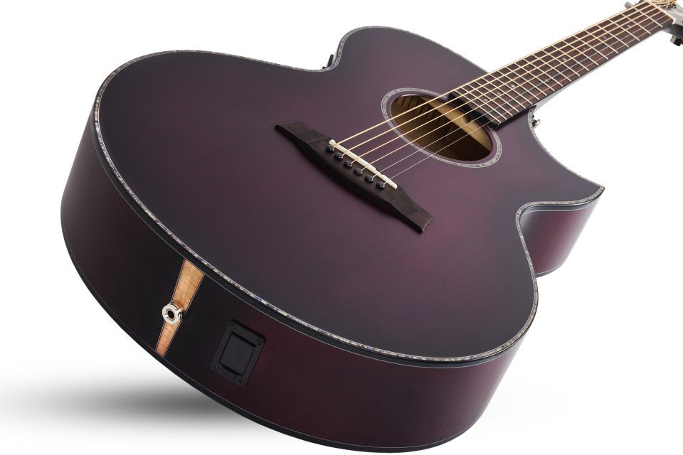 Schecter Orleans StageVampyre Red Burst Satin  Acoustic Electric Guitar 3710
