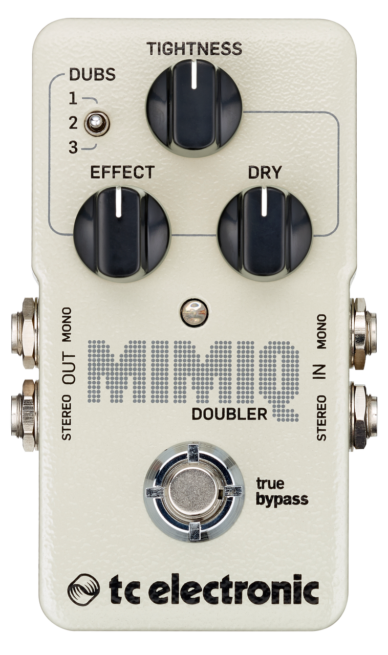 TC Electronic MIMIQ DOUBLER Guitar Doubler Pedal with 3 Tracks