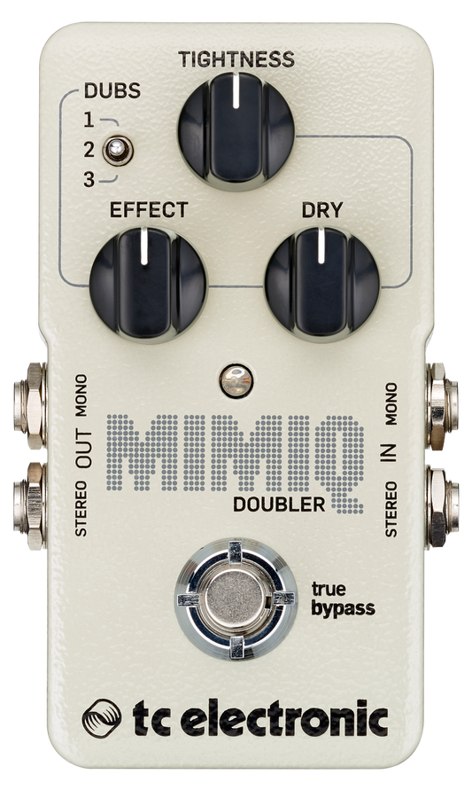 TC Electronic MIMIQ DOUBLER Guitar Doubler Pedal with 3 Tracks