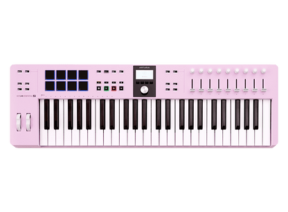 Arturia Keylab Essential 49 MK3 keyboard controller Rose Quartz