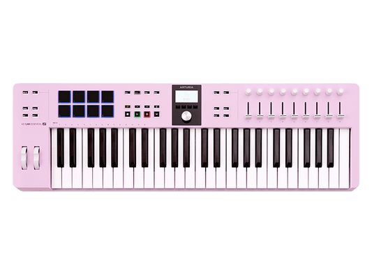 Arturia Keylab Essential 49 MK3 keyboard controller Rose Quartz