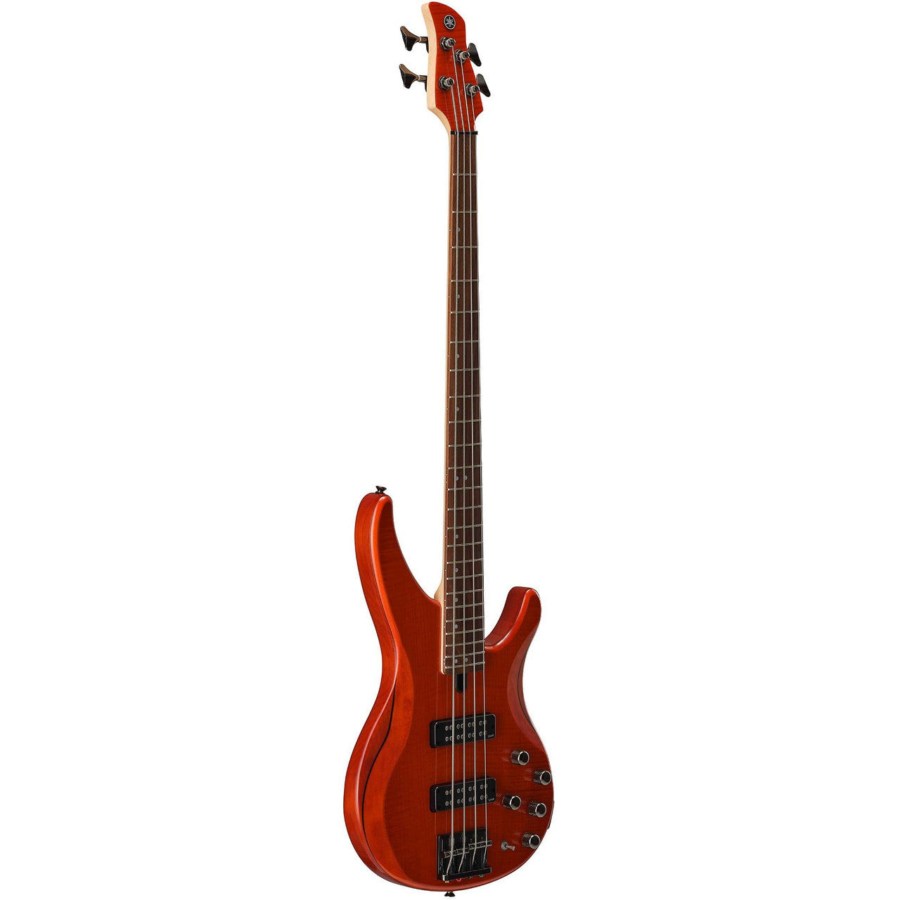 Yamaha TRBX604FM 4-string Bass Guitar Caramel Brown open box
