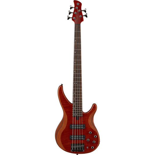 Yamaha TRBX605FM CB 5 string Bass Carmel Brown