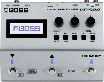 BOSS VE-500 Vocal Performer Pedal