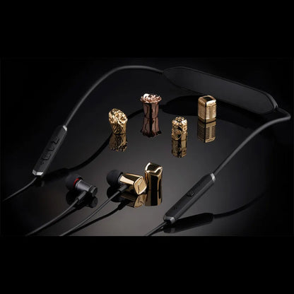V-MODA Forza Metallo In-Ear Bluetooth Headphones with Microphone Gunmetal Black