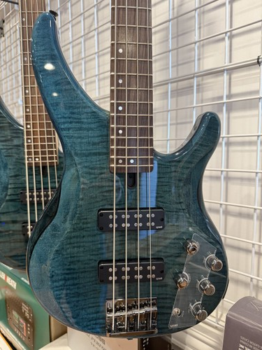 Yamaha TRBX604FM 4-string Bass Guitar Indigo Blue open box
