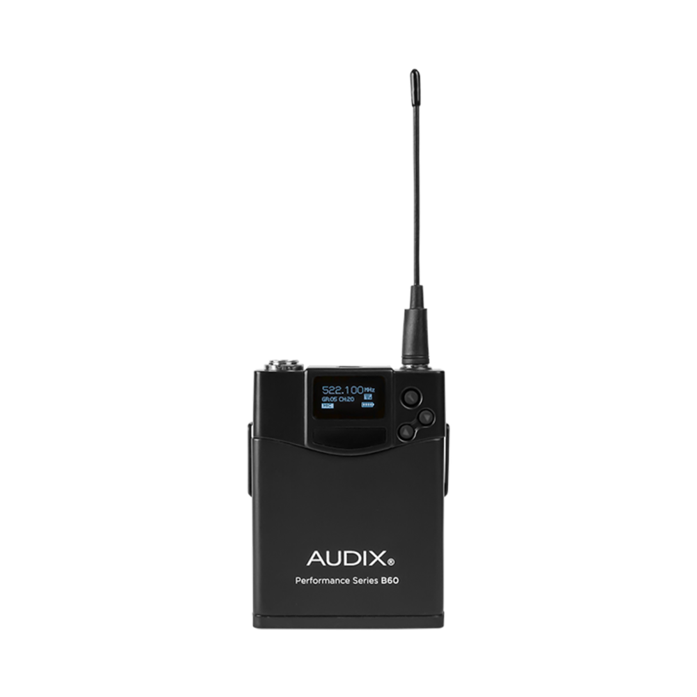 Audix B60 Wireless Component 64 MHz Bodypack Transmitter open box