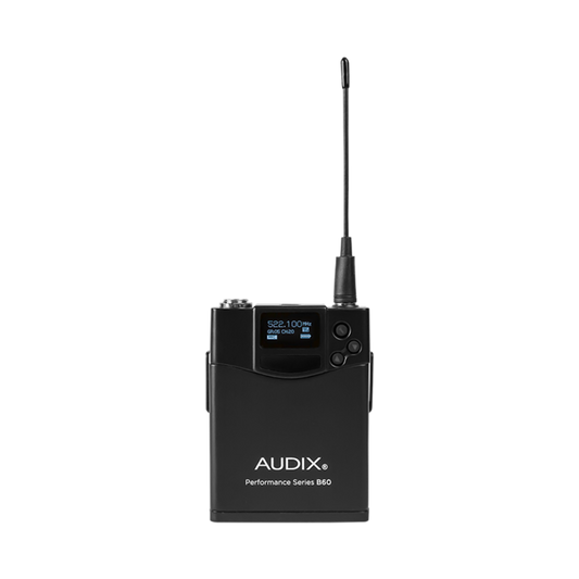 Audix B60 Wireless Component 64 MHz Bodypack Transmitter open box